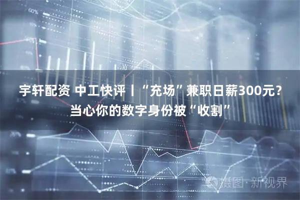 宇轩配资 中工快评丨“充场”兼职日薪300元？当心你的数字身份被“收割”